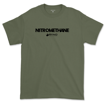 Nitromethane Drag Racing Shirt- Green